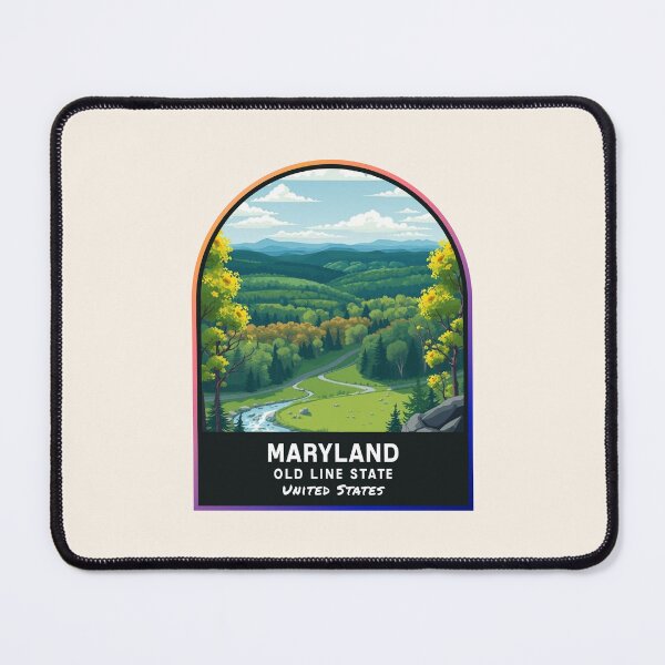 Item preview, Maryland (MD), State of the United States of America designed and sold by PinkandP.