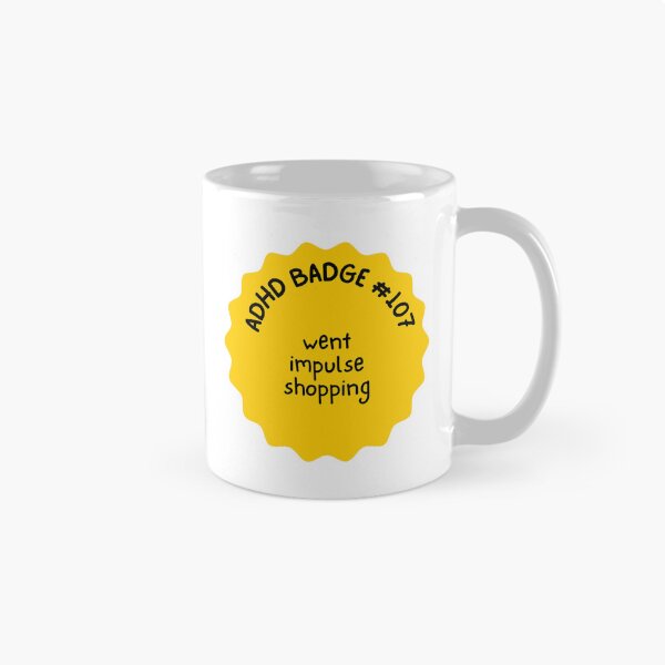 Item preview, ADHD Badges! I went impulse shopping designed and sold by Writerly Musings.