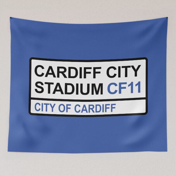Item preview, Cardiff City Stadium Iconic Street Sign designed and sold by DelfDesign.