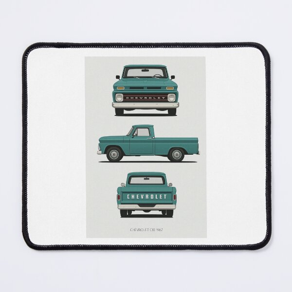 Item preview, 1967 Chevrolet C10 Pickup Truck Illustration – Classic Chevy C10 Side & Front View  designed and sold by TheArtOfCar.