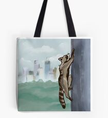 MPR Raccoon print by Megan Tegeder Tote Bag
