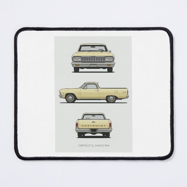 Item preview, 1964 Chevrolet El Camino Illustration – Classic Muscle Truck designed and sold by TheArtOfCar.