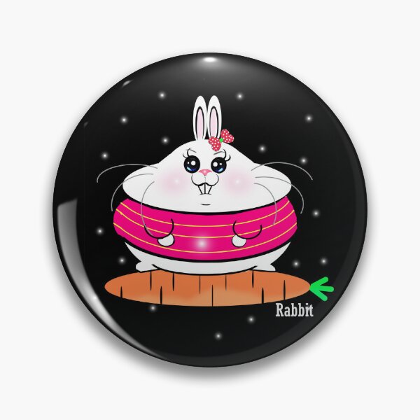 Item preview, A chonky bunny (rabbit)feels nothing is important but carrots. Carrots are the driving force of its life designed and sold by Shirley cute art .