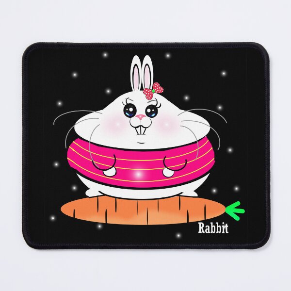Item preview, A chonky bunny (rabbit)feels nothing is important but carrots. Carrots are the driving force of its life designed and sold by Shirley cute art .