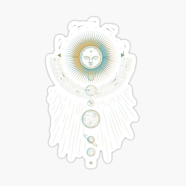 Item preview, The Solar System with Planets aligned designed and sold by KingersDesigns.