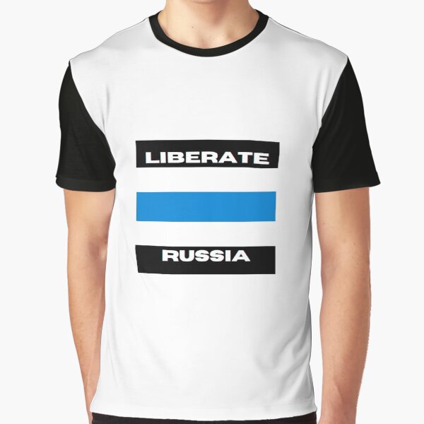Vista previa del artículo con la obra «Liberar a Rusia (Bandera de la Paz)», diseñado y vendido por canadianreturne.