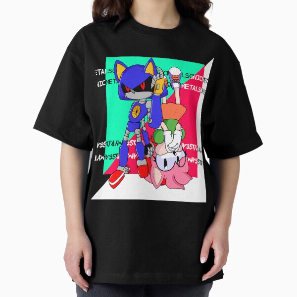 Item preview, Sonic CD Metal Sonic Amy Rose Split Design designed and sold by anpucamilla.