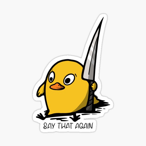 Say that again Sticker