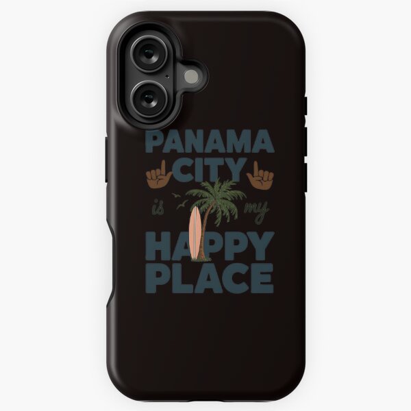 Item preview, Panama City is my Happy Place Retro Beach Palm Trees Summer designed and sold by MAKOPOKOShop.