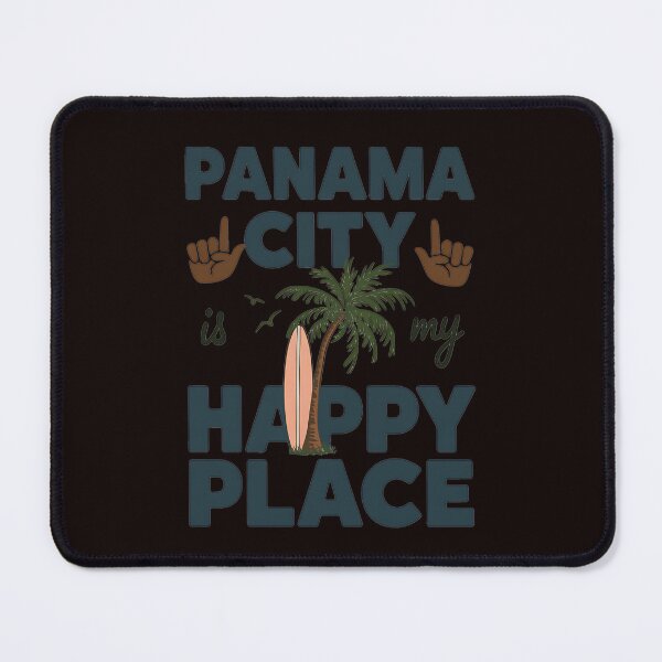 Item preview, Panama City is my Happy Place Retro Beach Palm Trees Summer designed and sold by MAKOPOKOShop.