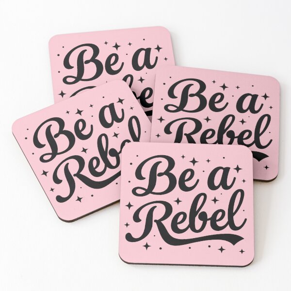Item preview, Be a Rebel – Bold Graphic Typography designed and sold by BlindCatCreative.