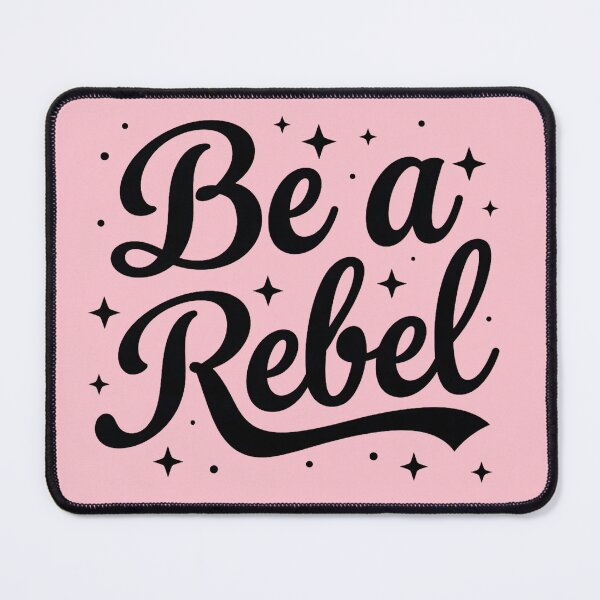 Item preview, Be a Rebel – Bold Graphic Typography designed and sold by BlindCatCreative.