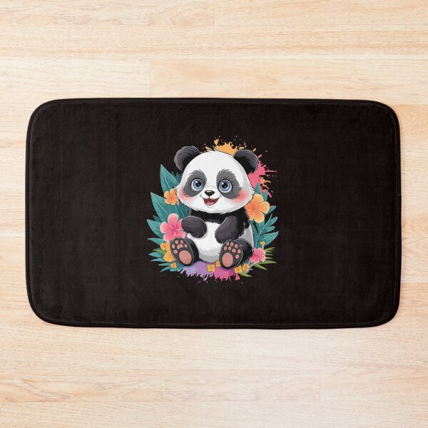 Item preview, Panda Sitting Among Flowers designed and sold by MAKOPOKOShop.