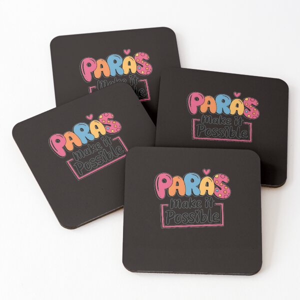 Item preview, Paras Make It Possible Teacher Paraprofessional Paraeducator designed and sold by MAKOPOKOShop.