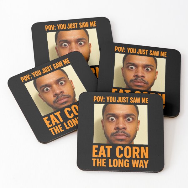 Item preview, I Eat Corn The Long Way Adult Humor  designed and sold by Amanda's Factory.