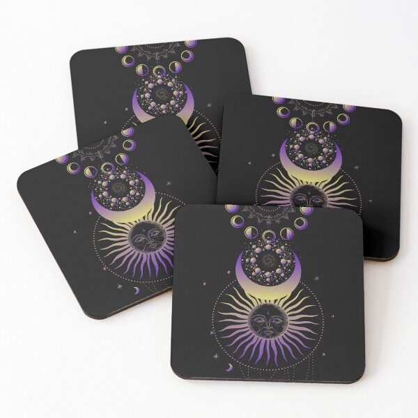 Item preview, Celestial Sun with Moonphases designed and sold by KingersDesigns.