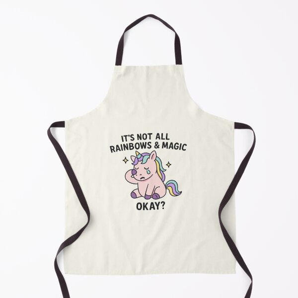 Item preview, Unicorn IT'S NOT ALL RAINBOWS & MAGIC OKAY? designed and sold by JCN-N.