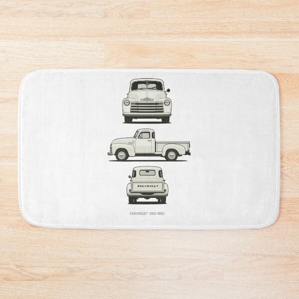 Item preview, Vintage Chevrolet 3100 Pickup Truck 1950 – Classic Retro White Pickup Design designed and sold by TheArtOfCar.
