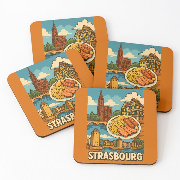 Item preview, Strasbourg Cathedral, Covered Bridges and Sauerkraut designed and sold by Astralia.