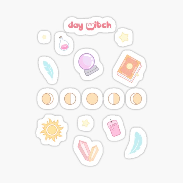 Day Witch Sticker Sheet Sticker