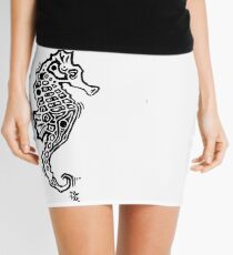 Tribal Seahorse original Mini Skirt