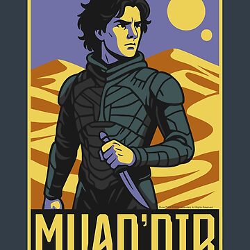Artwork thumbnail, Dune Muad Dib Retro by wolfkin-design