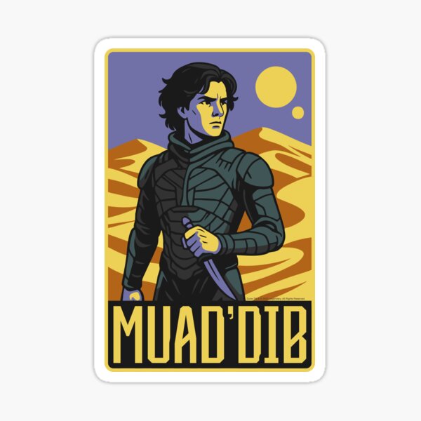 Item preview, Dune Muad Dib Retro designed and sold by wolfkin-design.