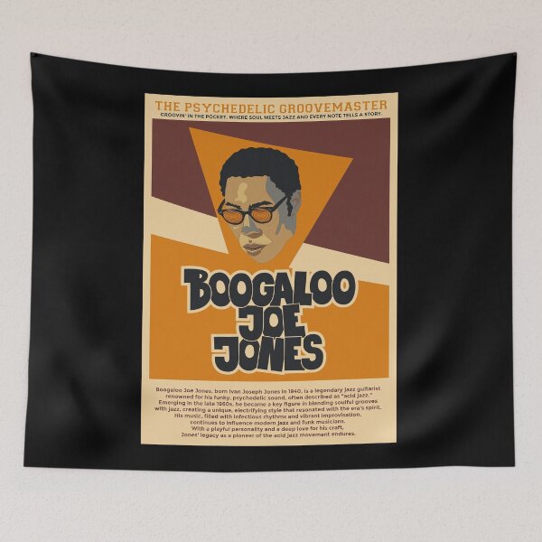 Item preview, Boogaloo Joe Jones - Funky Portrait designed and sold by Boogosh.
