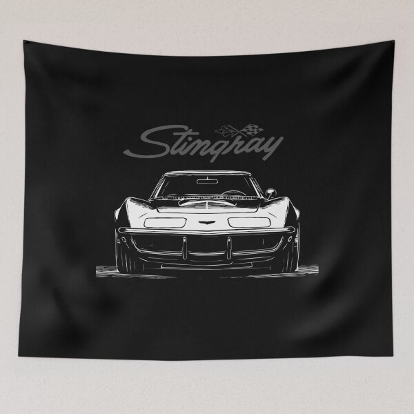 Item preview, C3 Corvette Stingray Front View Muscle Art designed and sold by TheArtOfCar.