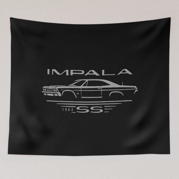 Item preview, 1964 Chevy Impala SS Side Profile Art designed and sold by TheArtOfCar.