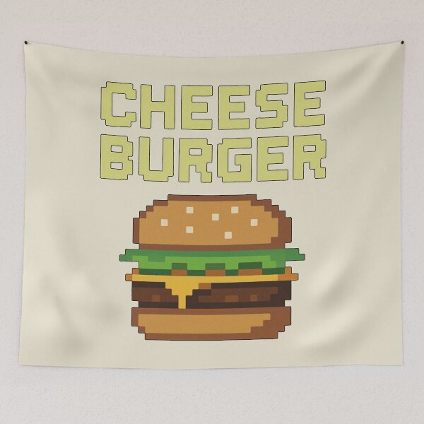 Item preview, Retro Pixel Cheeseburger designed and sold by zzz888.