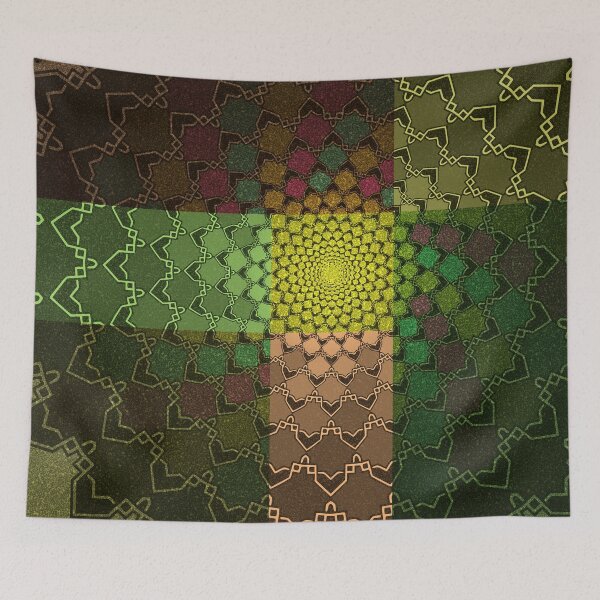 Item preview, Сolorful abstract mandala, creating a sense of space and light designed and sold by Prem-Adri.