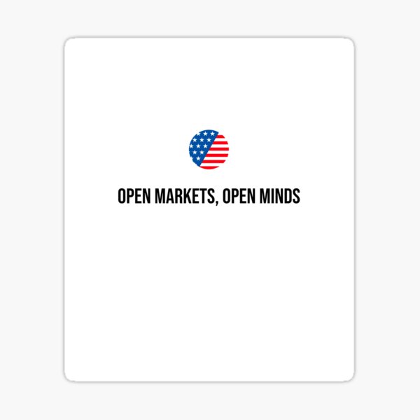 Item preview, Open Markets, Open Minds – Pro-Trade & Thoughtful Progress T-Shirt designed and sold by stepstogreen.
