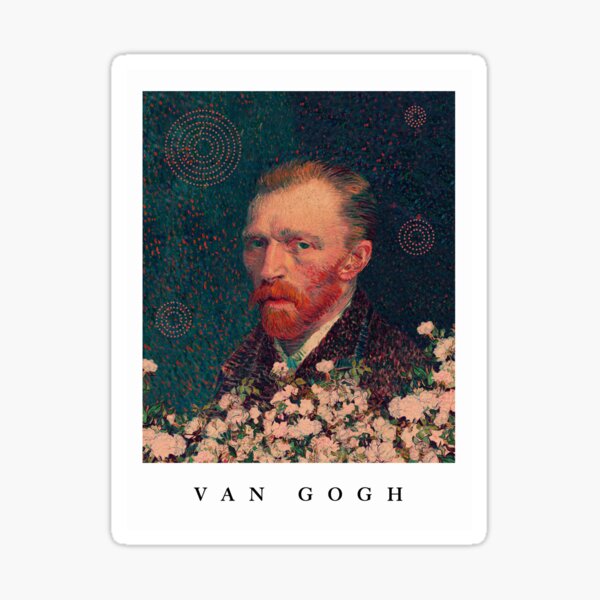 Item preview, for Vincent Van Gogh ~ with border designed and sold by FrankMoth.