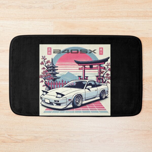 Item preview, Nissan 240SX JDM Art With Sakura Sunset designed and sold by TheArtOfCar.