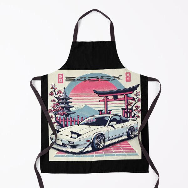 Item preview, Nissan 240SX JDM Art With Sakura Sunset designed and sold by TheArtOfCar.