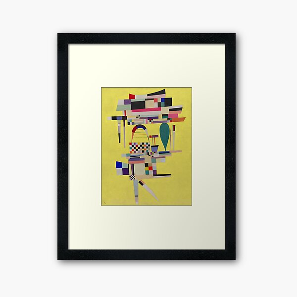 Aperçu de l'œuvre Vassily Kandinsky : La toile jaune (1938) créée et vendue par YNTDigitalHouse.