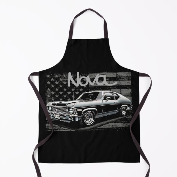 Item preview, 1972 Chevy Nova Muscle Car American Flag Art designed and sold by TheArtOfCar.