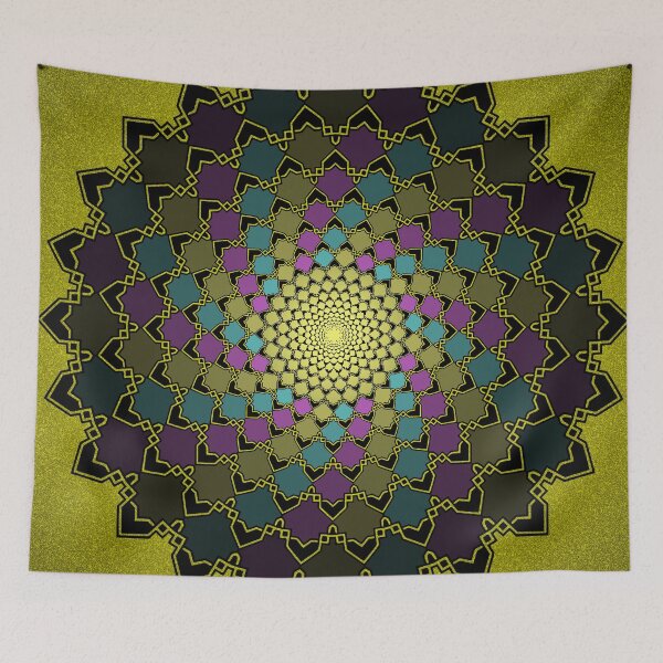 Item preview, Colorful abstract mandala, creating a sense of space and light #2.0 designed and sold by Prem-Adri.