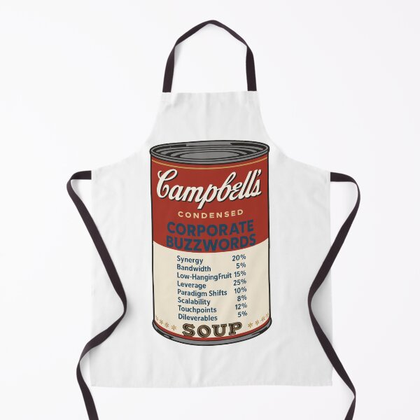 Item preview, Andy Warhol’s Corporate Buzzwords Soup designed and sold by BarelyDesigned.