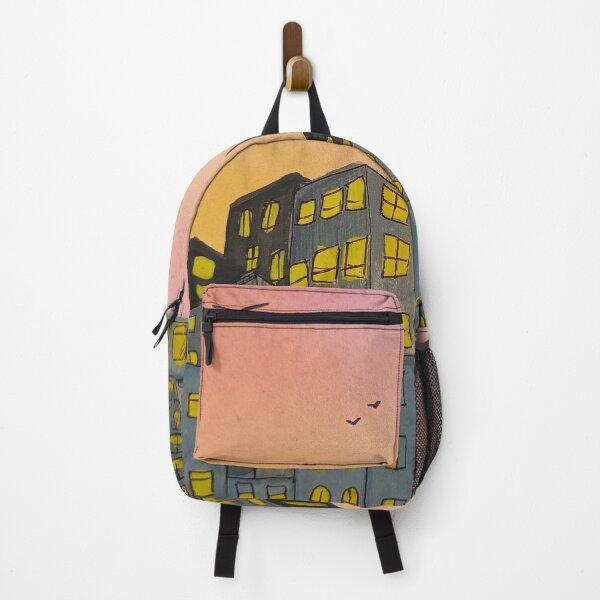 Item preview, Sunset skyline painting designed and sold by Navkriti.