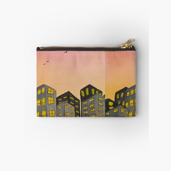 Item preview, Sunset skyline painting  designed and sold by Navkriti.