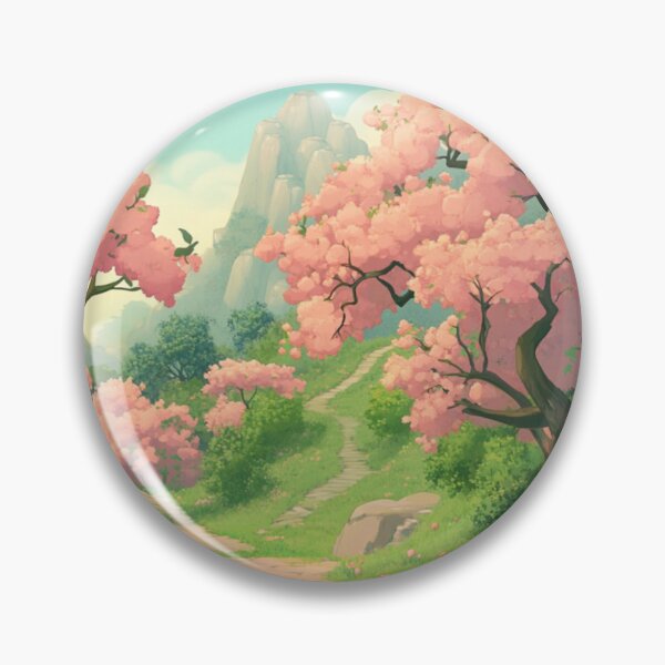 Item preview, Ghibli Inspired Peach Tree designed and sold by Kleonchik.
