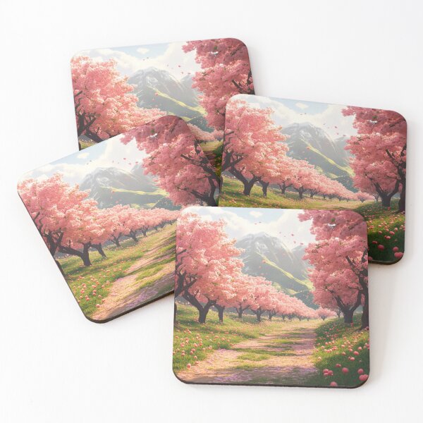 Item preview, Ghibli Inspired Peach Tree A1 designed and sold by Kleonchik.