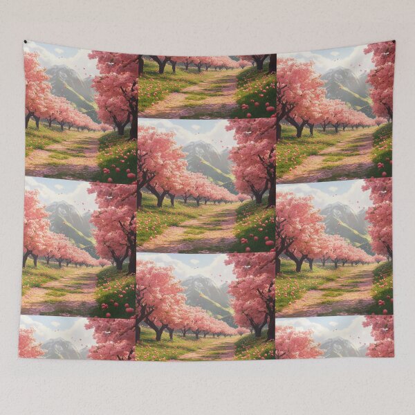 Item preview, Ghibli Inspired Peach Tree A1 designed and sold by Kleonchik.