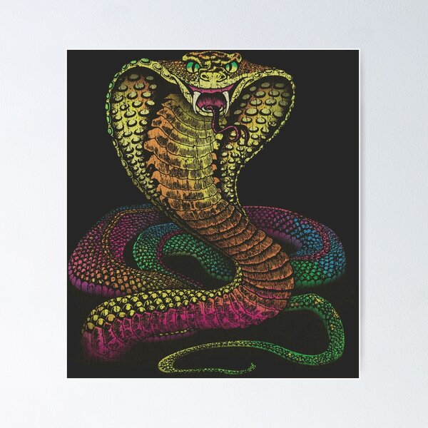 Item preview, Blacklight Cobra 1974 designed and sold by AstroZombie6669.