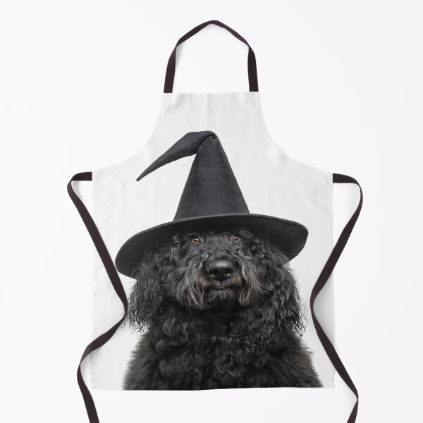 Item preview, Komondor Dog Wearing Halloween Witch Hat designed and sold by LazyOwlStore.