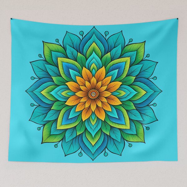 Item preview, MANDALA AND MATCHING SEAMLESS PATTERN designed and sold by WendyMaree.
