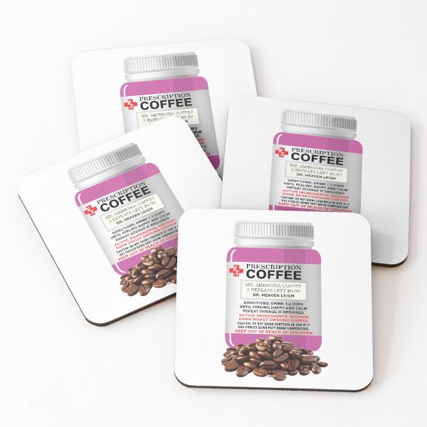 Item preview, Prescription coffee - PEONY designed and sold by StellarFX.