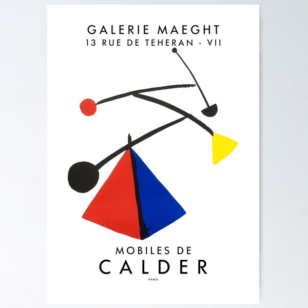 Item preview, Alexander Calder: Mobiles de Calder – Galerie Maeght Exhibition Poster (1954) designed and sold by YNTDigitalHouse.